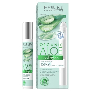 Organic Aloe + Collagen Moisturizing eye contour modeling roll-on