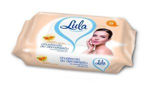 Lula Makeup Removal Wipes with Marigold Flower Extract 20 pcs.