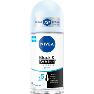 Nivea Black&White Invisible Pure Antiperspirant Roll ON 50 ml