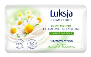 Luksja Creamy & Soft Creamy Soothing Soap Chamomile and Glycerin 90 g
