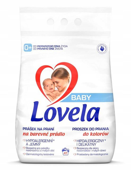 Lovela Baby Hypoallergenes Waschpulver für Farben 4,1 kg (41 Wäschen)