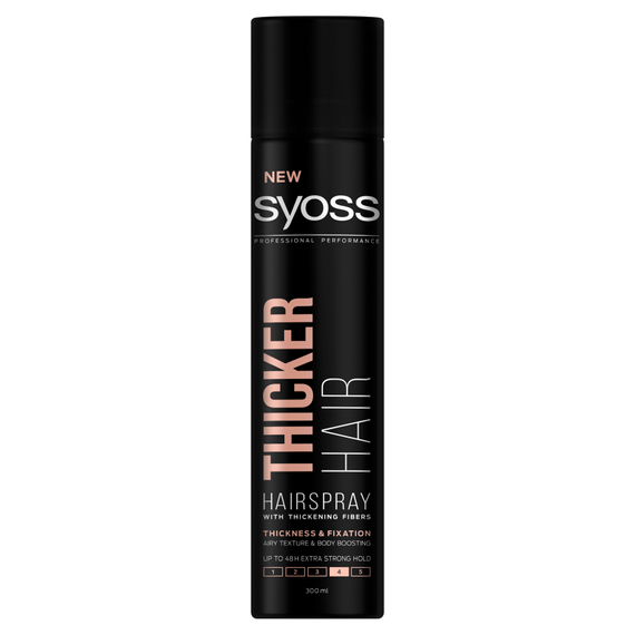 Syoss Thicker Hair Lakier do włosów pogrubiający ekstramocny 300 ml