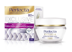 Perfecta Exclusive 80+ multi-regenerujący krem silnie przeciwzmarszczkowy na dzień i na noc 50ml