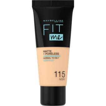 Maybelline Fit Me! Matte + Poreless Podkład Matujący 115  Ivory