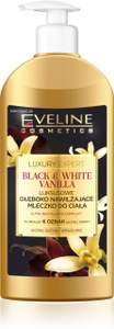 Eveline Cosmetics Black & White Vanilla – Głęboko Nawilżający Balsam do Ciała 350 ml