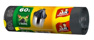 Jan Niezbędny Garbage bags with tape 60 l 12 pieces