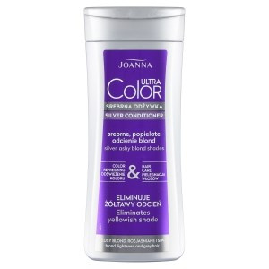 Joanna Ultra Color Srebrna odżywka srebrne popielate odcienie blond 200 g