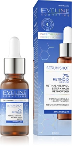 Eveline Serum Shot Faltenreduzierende Behandlung mit 2 % Retinoidkomplex 18 ml