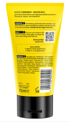 got2b Got2b Water Resistant Schmettern Kleber Gel 150ml