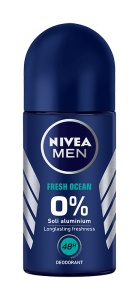 Nivea Fresh Ocean 0% Soli Aluminium Dezodorant Roll ON 50 ml