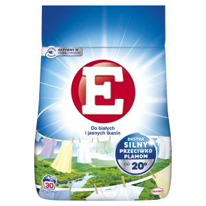 E Washing powder for white and light fabrics 1.65 kg (30 washes)