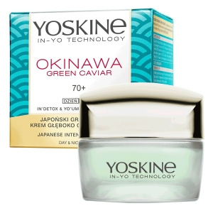 Yoskine Okinawa Green Cavior krem do twarzy zielonym kawiorem 70+ 50 ml