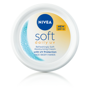 Nivea Soft Daily UV spf15 Krem intensywnie nawilżający do twarzy ciała i dłoni 200ml