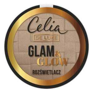 Celia De Luxe Rozświetlacz Glam & Glow nr 106 gold 9 g