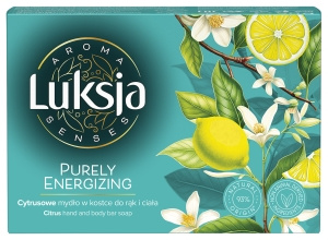 Luksja Aroma Senses Citrus Bar Soap for Hands and Body 90 g