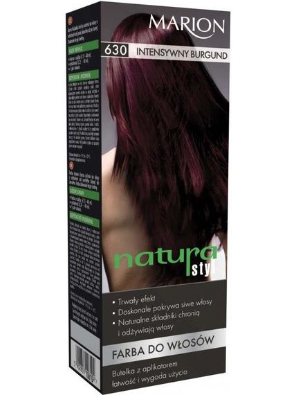 Marion Farba do włosów Natura Styl 630 intensywny burgund
