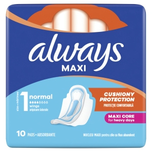 Always Classic Normal Pads with Wings (size 1) x10