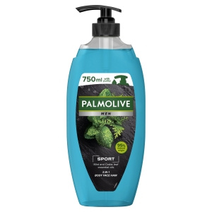 Palmolive MEN Sport Duschgel für Männer 3in1, Minze und Zeder 750 ml