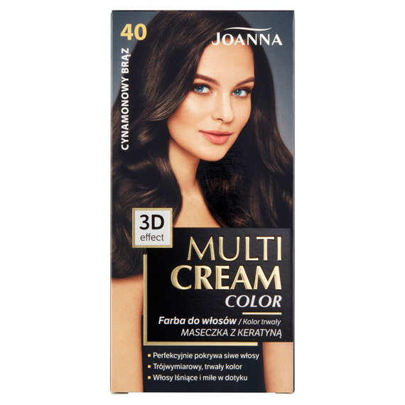 Joanna Multi Cream Color Hair Dye Cinnamon Brown 40