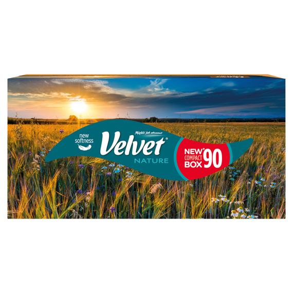 Velvet Nature Universaltücher, 3 Schichten, 90 Stück