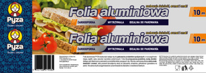 FOLIA ALUMINIOWA 10M ROLKA