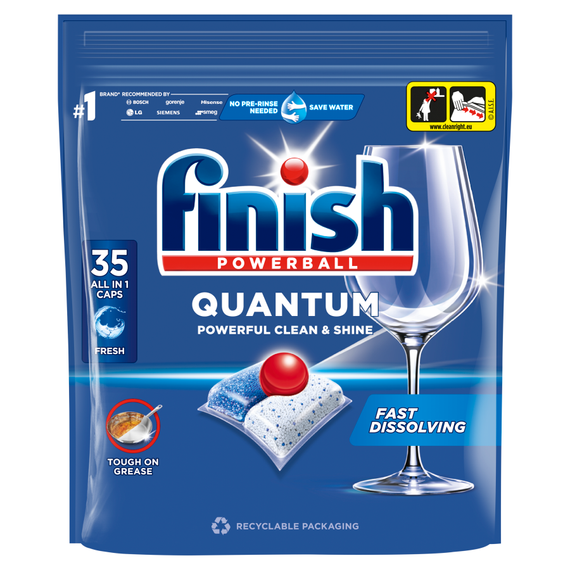 Finish Quantum Fresh Dishwasher Capsules 364 g (35 pcs)