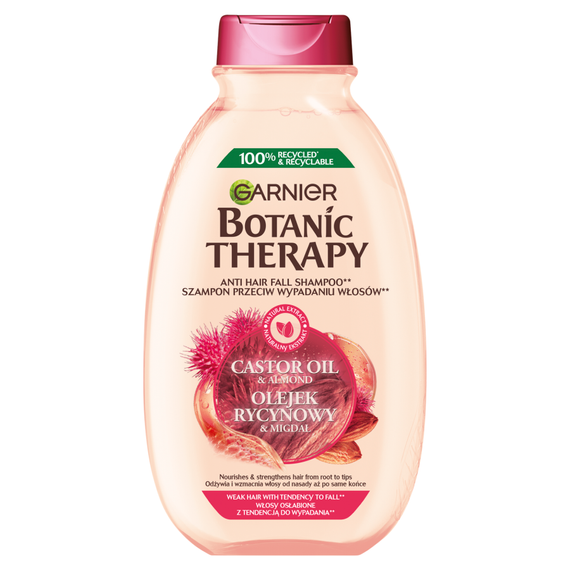 Garnier Botanic Therapy Shampoo gegen Haarausfall, Rizinusöl & Mandel 400 ml