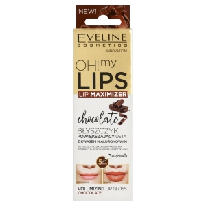 Eveline Cosmetics Oh! My Lips Chocolate Lip Plumping Gloss mit Hyaluronsäure 4,5 ml