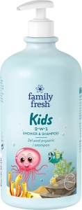 Soraya Familie frisch Kinder zarte cremige Duschgel und Shampoo 2 in 1 1000ml