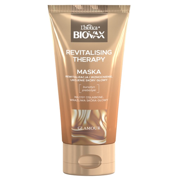 L'biotica Biovax Glamour Revitalising Therapy maska do włosów 150 ml