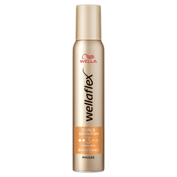 Wella Wellaflex Curls Definition Strong Hold Hair Mousse 200 ml