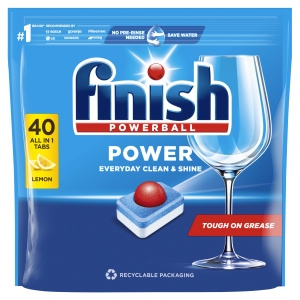 Finish Power Lemon Tabletki do mycia naczyń w zmywarce 640 g (40 sztuk)