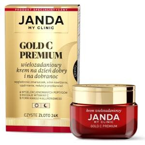 JANDA GOLD C PREMIUM Multi-Tasking Tages- und Nachtcreme 24k Gold 50ml