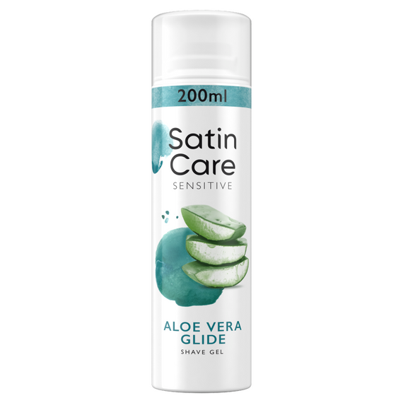 Gillette Satin Care Sensitive Aloe Vera Glide Rasiergel 200 ml