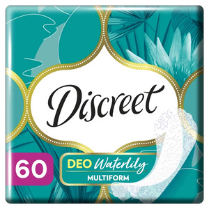 Discreet Multiform Waterlily panty liner x60