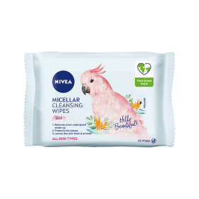 Nivea Nourishing micellar makeup removal wipes 3in1 25 pcs.