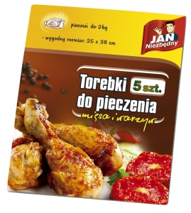 Jan Niezbędny Torebki do pieczenia 5 sztuk