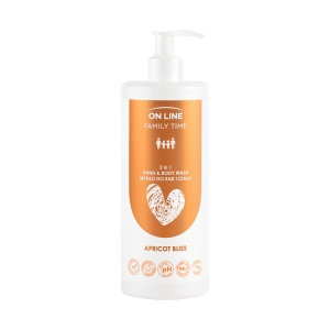 ON LINE Family Time – 2in1 Hand- und Körperseife Apricot Bliss 500 ml