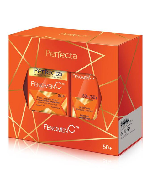 PERFECTA Zestaw prezentowy FENOMEN C 50+, krem do twarzy 50 ml + krem pod oczy 15 ml