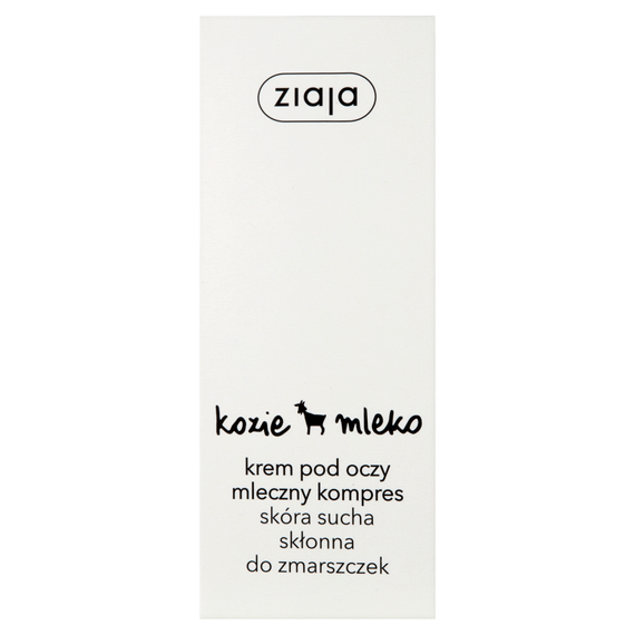 Ziaja Kozie mleko Krem pod oczy mleczny kompres skóra sucha skłonna do zmarszczek 15 ml