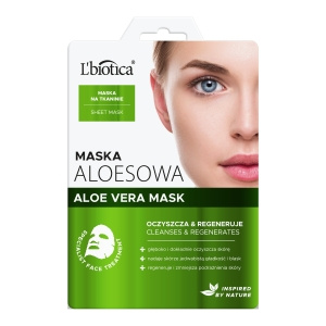 L'biotica Aloe-Maske auf Stoff – reinigt und regeneriert 23 ml