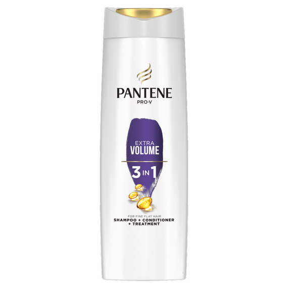 Pantene Pro-V Mehr Volumen 3 in 1 Shampoo für Haare ohne Volumen, 360 ml