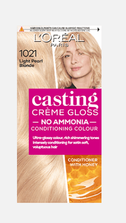 L'Oreal Paris Casting Creme Gloss Farba do włosów 1021 jasny perłowy blond