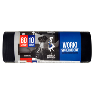 Anna Zaradna Worki na śmieci 60 l 10 sztuk