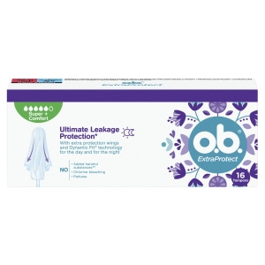 O.B. ExtraProtect Super+ Comfort Tampony 16 sztuk