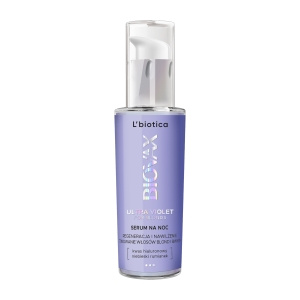 Biovax Ultra Violet Intensiv feuchtigkeitsspendendes Nachtserum für blondes und graues Haar 100 ml