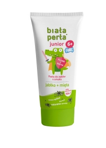 Biała Perła Junior Zahnpasta mit Apfel- und Minzgeschmack 75 ml