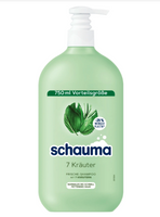 Schauma 7 Herbs Szampon do włosów przetłuszczających się i normalnych 750 ml z Niemiec