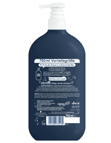 Schauma Men For Men Szampon do włosów dla mężczyzn do codziennego stosowania 750 ml z Niemiec