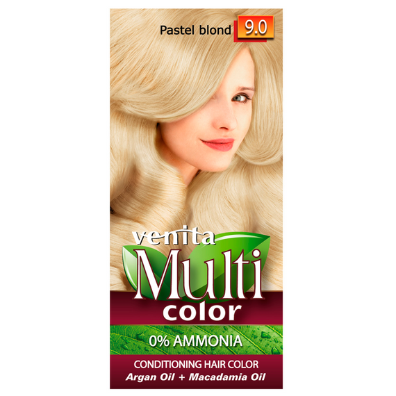 VENITA FARBA DO WŁOSÓW BEZ AMONIAKU 9.0 PASTEL BLOND (PASTEL BLOND)